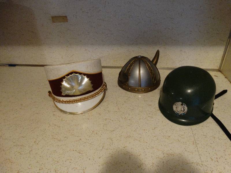 lot 416 image: Hats, helmets.