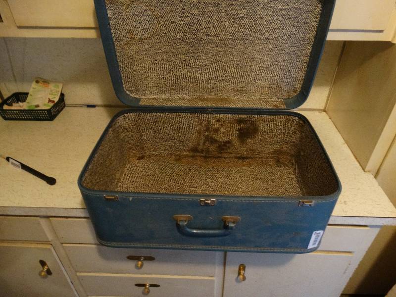 lot 424 image: Vintage tubaware salesman case.