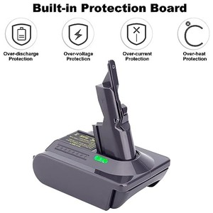 lot 66966 image: Biswaye V7 Battery Adapter Compatible with Dewalt 20V 60V Battery to Replacement for V7 Battery SV11 V7 Animal V7 Motorhead Absolute Trigger Fluffy Allergy HEPA Cordless Vacuum Battery