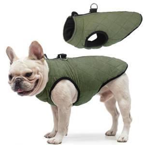 lot 66983 image: SCENEREAL Winter Dog Vest Coat with Harness Built in, Warm Dog Jacket for Dogs, with Zipper, Fleece Puffer Vest Windproof Snow Clothes for Pet - Size Large