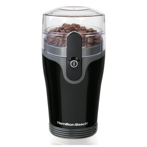lot 67811 image: Hamilton Beach Fresh Grind Coffee Grinder Stainless Steel Blades Black New 80335