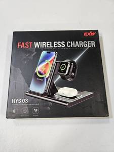 lot 67820 image: 3-in-1 Wireless Charging Station HYS 03