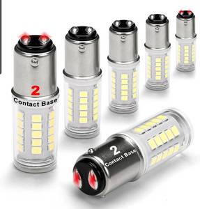 lot 67822 image: 12V Low Voltage BA15D LED Bulbs 5W 500lm,Double Contact Bayonet 1142 1076 1130 1176 1075 S8 Bright White 6000K Led for RV Camper Trailer Boat Marine Trunk Interior Landscape Anchor Lights,5Pack