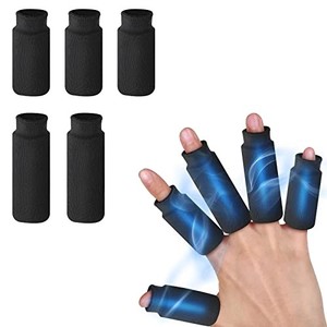 lot 67830 image: Luguiic Finger Ice Sleeves 5 Ice Packs for Fingers, Thumbs & Toes Hot Cold Therapy for Arthritis, Tendinitis, Trigger Finger and Swollen Finger