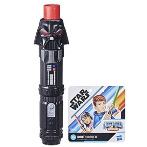 lot 67880 image: STAR WARS Lightsaber Squad Darth Vader Extendable Red Lightsaber Roleplay Toy for Kids Ages 4 and Up, Multicolored (F1041)