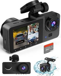 lot 67898 image: Dash Camera for Cars,4K Full UHD Car Camera Front Rear with Free 32GB SD Card,Built-in Super Night Vision,2.0 IPS Screen,170°Wide Angle,WDR,Loop Recording, 24H Parking Mode