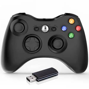 lot 67903 image: BELOPERA Wireless Controller for Xbox 360, 2.4GHZ Game Controller Remote for PC Windows 781011 with Receiver Adapter (Black)