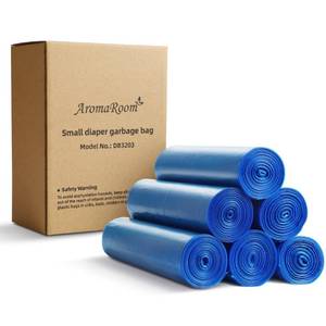 lot 67936 image: Aroma Room Diaper Pail Refills bag, Leak & Odors Proof Diaper Trash Bags for Newborn Diapers, 270 Count, 6 Rolls (Standrad Size 6.7x10.8)