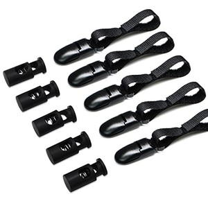 lot 67999 image: Anley Upgraded Garden Flag Plastic Stopper Stops and Anti-Wind Alligator Clips - Durable & Weather Resistance for 5 Garden Flag Poles Stands - 10 Pieces Set