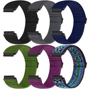lot 68023 image: Runostrich 20mm Elastic Band Compatible with Samsung Galaxy Watch 654 40mm 44mmGalaxy Watch 64 ClassicGalaxy Watch 5 ProGarmin Vivoactive 5 VenuVenu 2 Plus Quick Release Nylon Straps Women Men