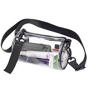 lot 68197 image: Clear Bag Stadium Approved, Clear Purse, Clear Bags for Women, Clear Crossbody Clear Stadium bags for Women Small Clear Purse Stadium PVC Handbag for Stadium Events Sports Concert Bag