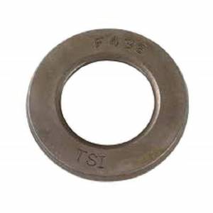 lot 68219 image: Small Parts Steel Flat Washer, Plain Finish, ASTM F436 Type 1, 1-14 Screw Size, 1-38 ID, 2-12 OD, 0.135 Thick (Pack of 9)