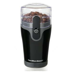 lot 66911 image: Hamilton Beach Fresh Grind Coffee Grinder Stainless Steel Blades Black New 80335
