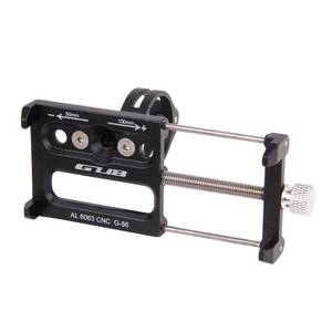 lot 66927 image: GUB Aluminum Alloy Adjustable Bike Phone Mount, Black, Compatible with iPhone XS Max, Samsung Galaxy S7, Google Nexus 5