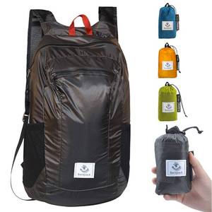 lot 66935 image: 4Monster Hiking Daypack,Water Resistant Lightweight Packable Backpack for Travel Camping Outdoor (Grey, 24L)