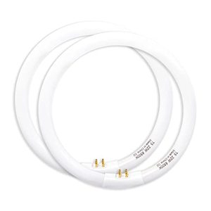 lot 67031 image: Celiwace 7 inch T5 22W Circular Fluorescent Bulb FCL Round Light Replacement for Zadro Floxite Rialto Makeup Magnifying Vanity Mirror Daylight 2 Pack