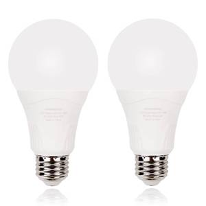 lot 67730 image: Radar Motion Sensor Light Bulb, 2 Pack A21 15W (100W Equivalent) 1500LM E26 Dusk to Dawn LED Bulbs Outdoor Lighting, Auto Motion Detector Light for Garage, Porch, Driveway, Patio,��Daylight 5000k��