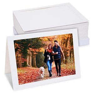 lot 67731 image: Best Paper Greetings 36 Pack Photo Frame Cards 5x7 inch - Photo Insert Cards with Envelopes for Wedding, Thank You, Anniversary, Birthday Pictures