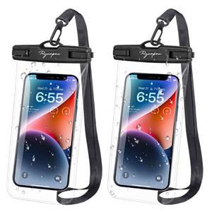 lot 67763 image: Rynapac Waterproof Phone Pouch - 7.5in Universal Water Proof Cell Phone Case for Beach Travel Must Haves, Cruise Essentials Waterproof Phone Bag with Lanyard for iPhone 15 Pro Max Galaxy S23 Pixel 7a