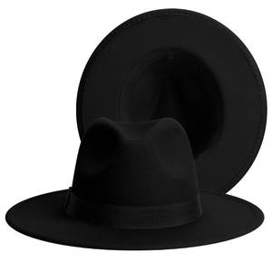 lot 68231 image: SAJUZEN Womens & Mens Fedora Hats, Wide Brim Fedora Hats for Women Men
