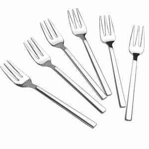 lot 68252 image: Lot of 2 Boxes - Doryh Stainless Steel Tasting Appetizer Forks, 6.1 Inches, 12 Pieces Per Box