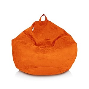 lot 68265 image: Delmach Bean Bag Stuffed Animal Storage Or Cover  No Filler  Extra Large  for Adults Or Kids  Double Stitched  Durable Zipper  Premium Microsuede