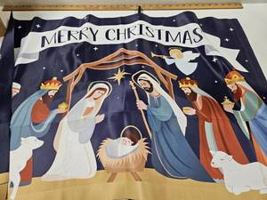 lot 68280 image: Christmas Banner, 35x24