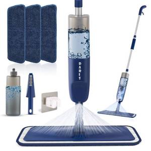 lot 68717 image: Spray Mop for Floor Cleaning with 3 Washable Pads Wet Dry Microfiber Floor Mop Sprays with 500 ml Refillable Bottle for House Kitchen Wood Floor Hardwood Laminate Ceramic Tiles Floor Dust Cleaning