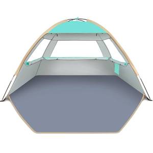 lot 68754 image: Gorich Beach Tent, Beach Shade Tent for 34-56-78-10 Person with UPF 50 UV Protection, Portable Beach Tent Sun Shelter Canopy, Lightweight & Easy Setup Cabana Beach Tent