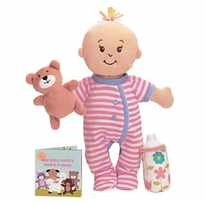 lot 69750 image: Manhattan Toy Wee Baby Stella Sleepy Time Scents Soft Doll Set, 12,Peach