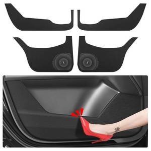 lot 69759 image: LUNQIN Car Door Anti Kick Pad for Mazda CX-5 CX5 2017 2018 2019 2020 2021 2022 2023 2024��Door Protector Mat Anti Dirty Anti Collision Stickers Interior Accessories (Set of 4) (Black)