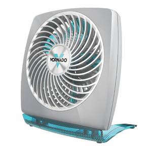 lot 69762 image: Vornado FIT Personal Air Circulator Fan with Fold-Up Design, Directable Airflow, Compact Size, Perfect for Travel or Desktop Use, Aqua