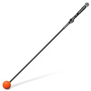 lot 69789 image: FUNJUMP Golf Swing Trainer,Golf Training Equipment for Strength Grip Tempo & Flexibility Training Aid,46inch for Beginner Golf Trainer Accessories