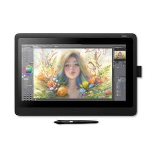 lot 60279 image: Wacom Cintiq 16 Drawing Tablet with Full HD 15.4-Inch Display Screen, 8192 Pressure Sensitive Pro Pen 2 Tilt Recognition, Compatible with Mac OS Windows and All Pens, Black - Retail $799.95