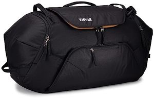 lot 60281 image: Thule RoundTrip 80L Duffel - Storage compartments to organize and protect gear - Boot bag for ski and snowboard travel - Soft pocket for goggles and helmet - Dry bag included