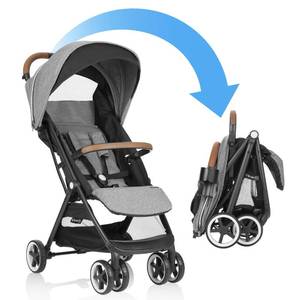 lot 60305 image: Evenflo GOLD Otto Self-Folding Stroller, Baby Carriage, Lightweight Compact, Gravity Fold, Automatic, Fits Infant Car Seat, Carriages, Light Travel Strollers