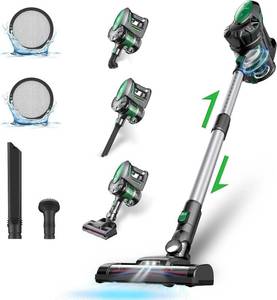 lot 60316 image: Vactidy Cordless Vacuum Cleaner, 20000Pa Powerful Suction, Rechargeable Battery, 6-in-1 Lightweight Stick Vacuum, Up to 35 Mins Runtime, for Hard Floor Carpet Pet Car Cleaning