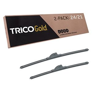 lot 60608 image: TRICO Gold� 24 & 21 Inch Pack of 2 Automotive Replacement Windshield Wiper Blades for My Car (18-2421), Easy DIY Install & Superior Road Visibility
