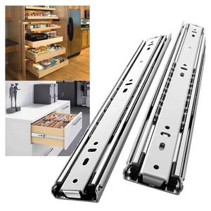 lot 60633 image: VESLA HOME 1 Pair 20 inch Heavy Duty Drawer Slides, 250 LB Capacity Ball Bearing Side Mount Full Extension Dresser Slides, Metal Drawer Runners File Cabinet Trash Can Slider Kitchen Glides