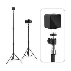 lot 60740 image: KIWI design VR Tripod Stand for Base Station HTC ViveValve IndexRift Sensor Stand Aluminum Alloy VR Base Station Stand Accessories with Articulating Ball Heads(2 Pack, Base Station Not Included)