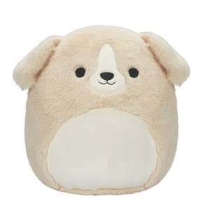 lot 60577 image: Squishmallows FuzzAMallows 12-Inch Tan Dog - Medium-Sized Ultrasoft Official Kelly Toy Plush