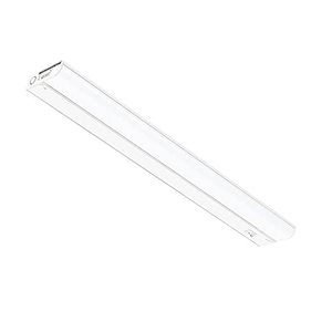 lot 60615 image: GETINLIGHT Dimmable Hardwired Only Under Cabinet LED Lights, 24-inch, Daylight White(5000K), Matte White Finished, ETL Listed, IN-0201-13-WH-50