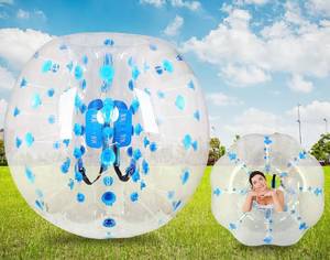 lot 60646 image: Wodesid Bumper Bubble Soccer Balls for KidsTeensAdults Inflatable Bumper Ball Zorb Sumo Football Giant Human Hamster Body Zorbing Ball for Schools, Parks Outdoor Team Gaming Play