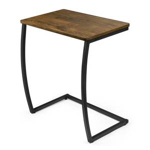 lot 60676 image: SRIWATANA Side Table, End Table, Vintage C-Shaped Couch Table for Sofa Laptop Coffee Snack, Walnut