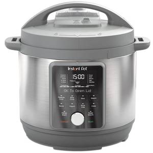 lot 60695 image: Instant Pot Duo Plus, 6-Quart Whisper Quiet 9-in-1 Electric Pressure Cooker, Slow Rice Steamer, Saut�, Yogurt Maker, Warmer & Sterilizer, Free App with 800 Recipes, Stainless Steel