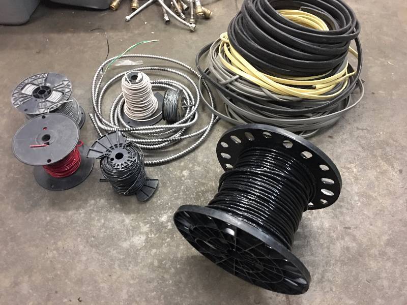 lot 89 image: LOT OF ELECTRICAL WIRE