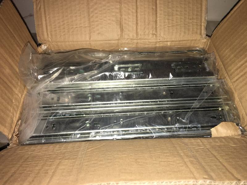 lot 134 image: HUGE LOT OF HEAVY DUTY DRAWER SLIDES