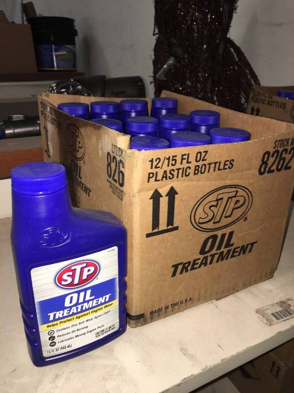 lot 250 image: Case of 12 qty STP oil treatment