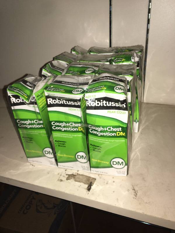 lot 30 image: LOT OF 12 ROBITUSSIN COUGH SYRUP