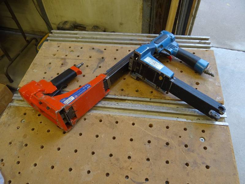 lot 5296 image: Pair Of Heavy Duty Pneumatic Staplers